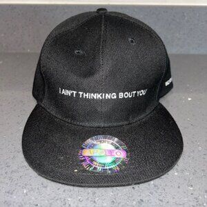 Beyoncé 2016 Formation Tour Snapback Hat Black "I Ain't Thinking About You" Cap